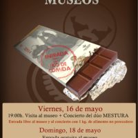 Día de los museos- Concierto , viernes 16 a las 19:00h
