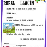 VI Campamento Rural Llacín. Del 1 de julio al 31 de agosto